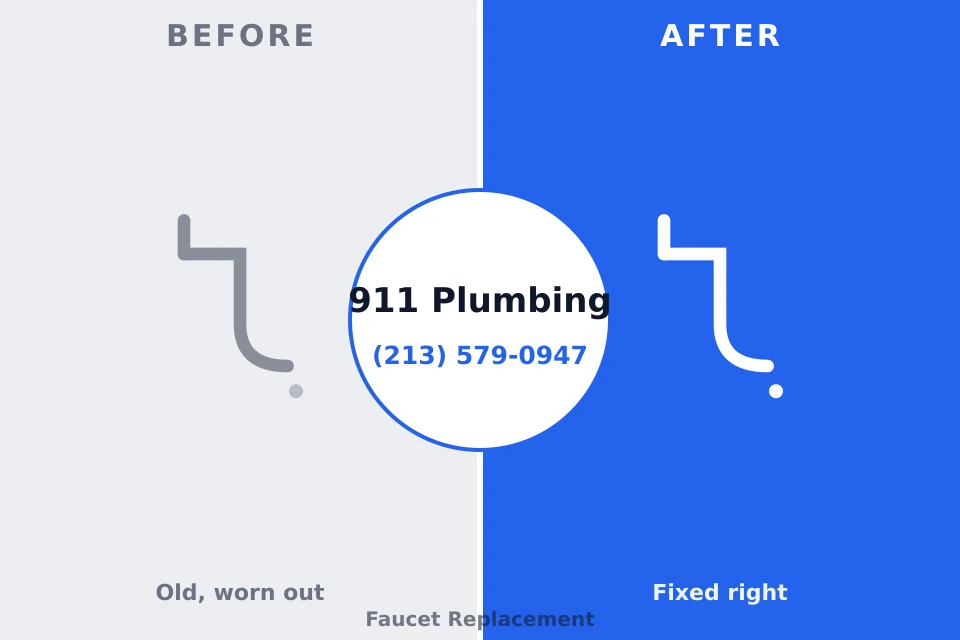 Before and after: plumbing repair Casselton, ND
